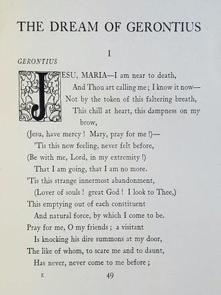 The Dream of Gerontius; Illustrated by Stella Langdale with an Introduction by Gordon Tidy