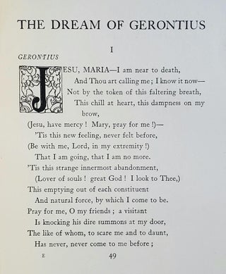 The Dream of Gerontius; Illustrated by Stella Langdale with an Introduction by Gordon Tidy