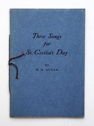 Three Songs for St. Cecilia's Day