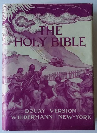 Item #29 The Holy Bible; Douay Version, Translated from the Latin Vulgate. Bible, Douay-Rheims
