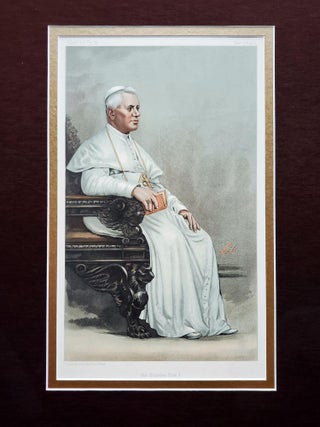 Item #3 His Holiness Pius X; Sovereigns No.28: Caricature of His Holiness Pope Pius X. Pope Pius X