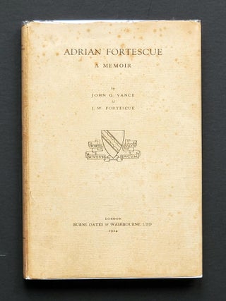 Adrian Fortescue; A Memoir
