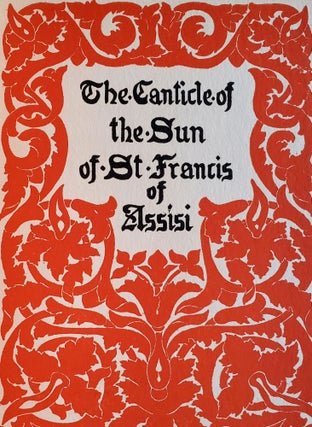 Item #333 The Canticle of the Sun. Francis of Assisi