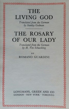 The Living God (with) The Rosary of Our Lady