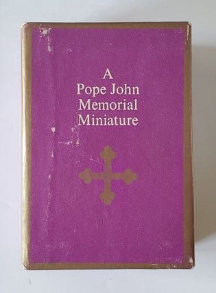 A Pope John Memorial Miniature