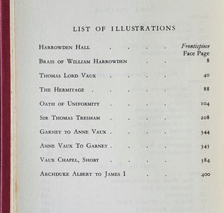 Vaux of Harrowden; A Recusant Family