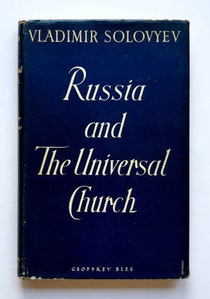Item #783 Russia and the Universal Church. Vladimir Solovyev