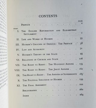 Richard Hooker and Contemporary Political Ideas