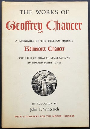 Item #937 The Works of Geoffrey Chaucer; A Fascimile of the William Morris Kelmscott Chaucer....